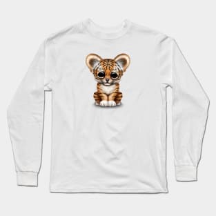 Cute Baby Tiger Cub Long Sleeve T-Shirt